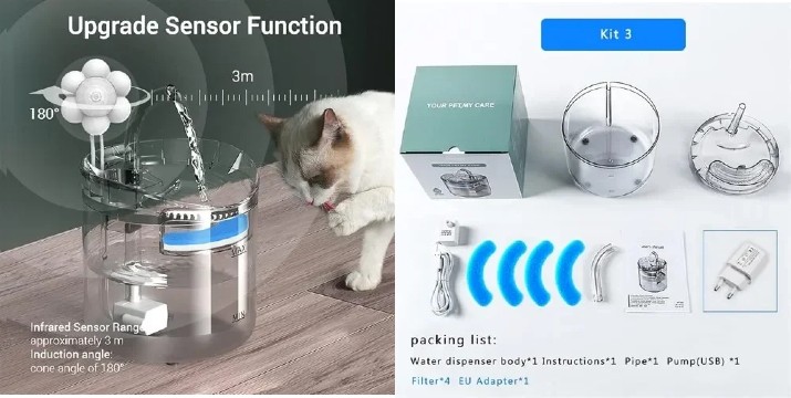 11,90€ για ένα Αυτόματο Συντριβάνι Νερού για Κατοικίδια 2L – Αθόρυβη Αντλία & Φίλτρο Καθαρισμού, με παραλαβή από το Idea Hellas στη Νέα Ιωνία και με δυνατότητα πανελλαδικής αποστολής στο χώρο σας.