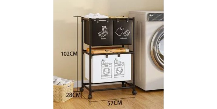 14,90€ για μία Τροχήλατη Μεταλλική Ραφιέρα Μπάνιου 2 Επιπέδων 57x28x97cm, με παραλαβή από την Idea Hellas και δυνατότητα πανελλαδικής αποστολής στο χώρo σας.Κωδ:.230.19850