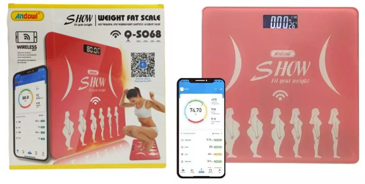 8,90€ για μία Smart Ζυγαριά Μπάνιου Andowl με Λιπομετρητή & Bluetooth, με παραλαβή από την Idea Hellas και δυνατότητα πανελλαδικής αποστολής στο χώρo σας.Κωδ:230.21452X