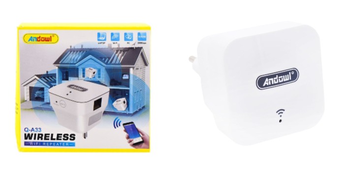9,90€ για ένα WiFi Repeater 2.4G 300Mbps WPS Andowl, με παραλαβή από την Idea Hellas και δυνατότητα πανελλαδικής αποστολής στο χώρo σας.Κωδ:230.7057