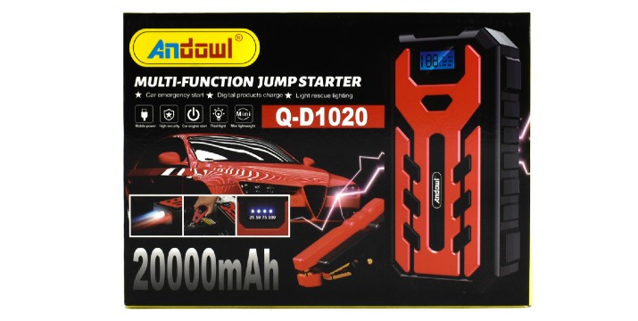 24,90€ για μία Εκκινητής Μπαταρίας – POWERBANK 20000mAh 600A με Φακό & USB Andowl , με παραλαβή από την Idea Hellas και δυνατότητα πανελλαδικής αποστολής στο χώρo σας.