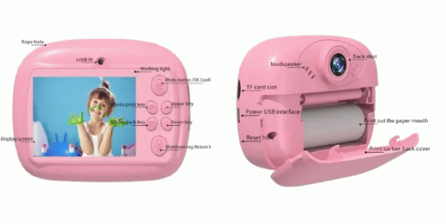 24,90€ για μία Παιδική Ψηφιακή Κάμερα με Εκτύπωση – Ροζ, με παραλαβή από την Idea Hellas και δυνατότητα πανελλαδικής αποστολής στο χώρo σας.Κωδ: 230.20351
