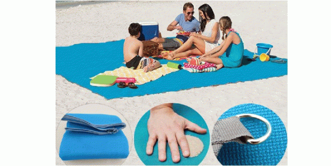 6,50€ από 18€ (-64%) για μία Έξυπνη Ψάθα Παραλίας που Διώχνει την Άμμο Sand Leakage Beach Mat 200x150cm, με παραλαβή ή δυνατότητα πανελλαδικής αποστολής στο χώρο σας από το “Idea Hellas” στη Νέα Ιωνία.